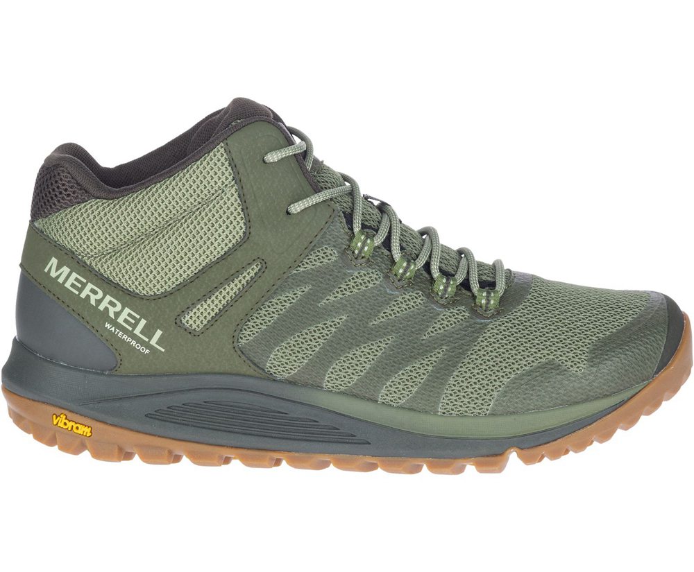 Tenis Homem - Merrell Nova 2 Mid Waterproof - Verde Oliva - AFT304285